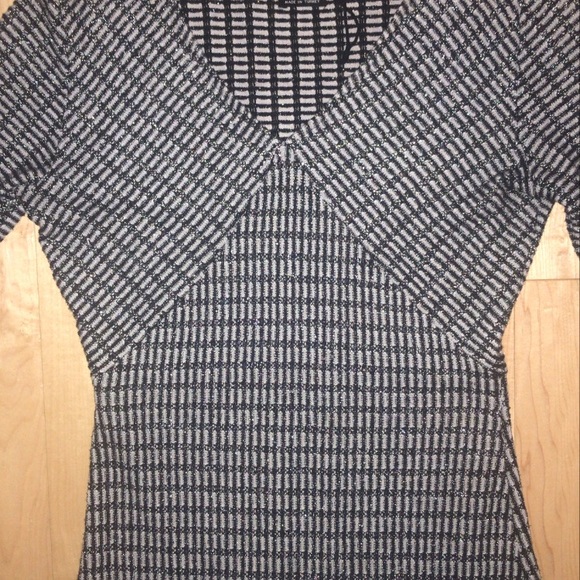 Silver and Black Party Dress - Picture 3 of 5